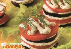 Рецепт: Закуска "Крымская"