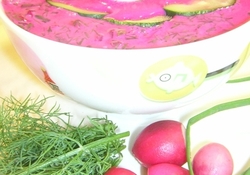 Рецепт: Холодный борщ