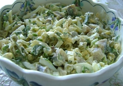 Рецепт: Салатик с селедкой