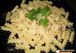 Рецепт: Фузилли с грибами