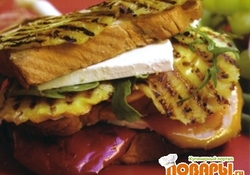 Рецепт: Сендвич с ананасом