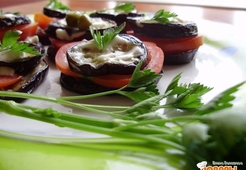 Бутерброды с баклажанами