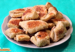 Рецепт: Творожное печенье с изюмом                   