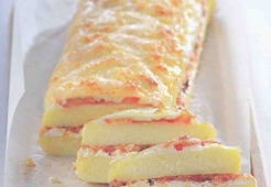 Полента с творогом 