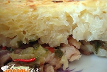 Шаг 6: Сверху разложить небольшие кусочки сливочного …