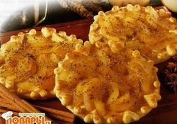 Рецепт: Корзиночки с грушами