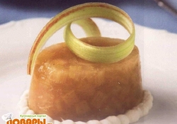 Рецепт: Желе из ревеня