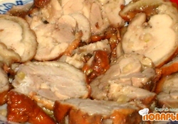 Рецепт: Копченая курица без копчения и жидкого дыма 