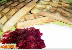 Рецепт: Вафли "День и ночь"