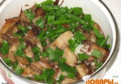 Грибочки в чесночном маринаде