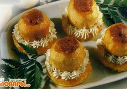 Рецепт: Корзиночки с яблоками 