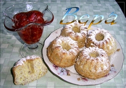 Рецепт: Кексы с кокосовой стружкой