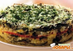 Перец сладкий, запеченный с рисом