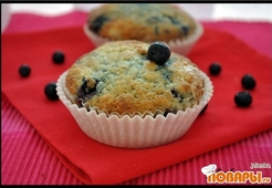 Чернично-банановые маффины