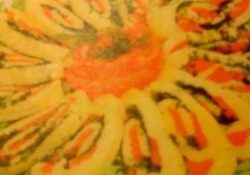 Рецепт: Сырный рулет с красной рыбой