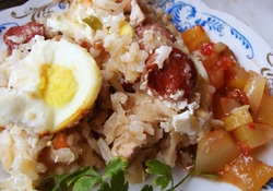 Рецепт: Запеканка из квашеной капусты