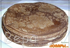 Блинчики  шоколадные