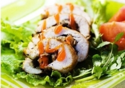 Рецепт: Куриные кармашки с грибами