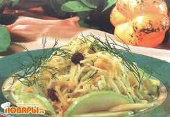 Салат из тыквы и яблок