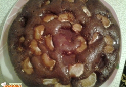 Бисквит с  мандаринами