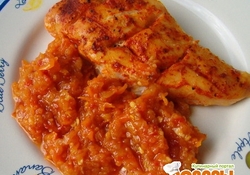 Рецепт: Куриные грудки со сливочным маслом