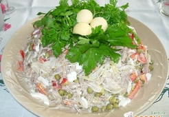 Салат "Птичье Гнездо"