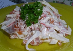 Рецепт: Салат "Морская жемчужина"