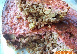 Рецепт: Запеканка "гречневое наслаждение" 