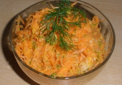 Рецепт: Салат морковный