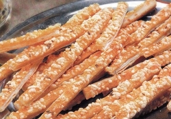 Рецепт: Печенье «Соленые палочки» для пива  