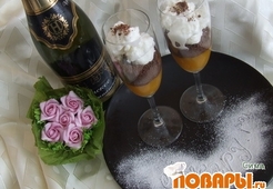 Романтический  десерт "Юнона"