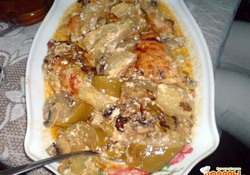 Рецепт: Фаршированное куриное филе