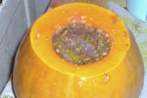 Шаг 6: Берём нашу тыковку и укладываем …