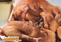 Рецепт: Гусь с яблоками