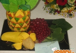 Рецепт: Пирожные "Тропический коктейль"