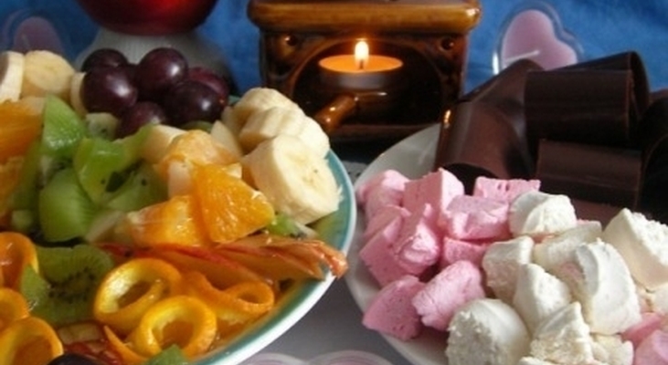 Романтический десерт Фондю "Искушение"