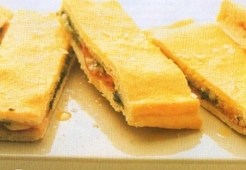 Пицца-сандвич с пармской ветчиной и фонтиной  