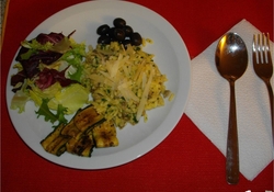 Рецепт: Ризотто с шафраном и вонголе