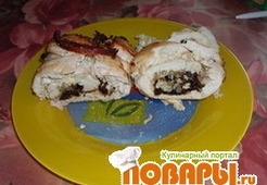 Куриные рулетики с черносливом