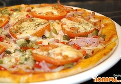 Пицца на тонком тесте