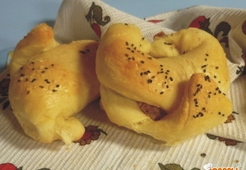 Куриные рогалики.