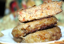 Котлеты с морковью и сладким перцем