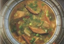 Крабовый суп с китайскими грибами