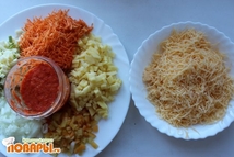 Шаг 2: Красные перцы перемалываем в блендере. …