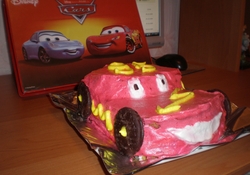 Рецепт: Медовик "Молния Маквин"