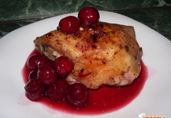 Курица в вишневом соусе