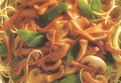 Свинина по-восточному с пастой