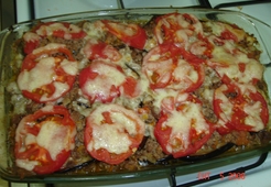 Запеканка из баклажанов