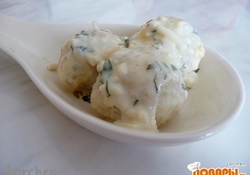 Рецепт: Картофельные ньокки под сырным соусом