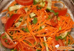 Салат с корейской морковкой